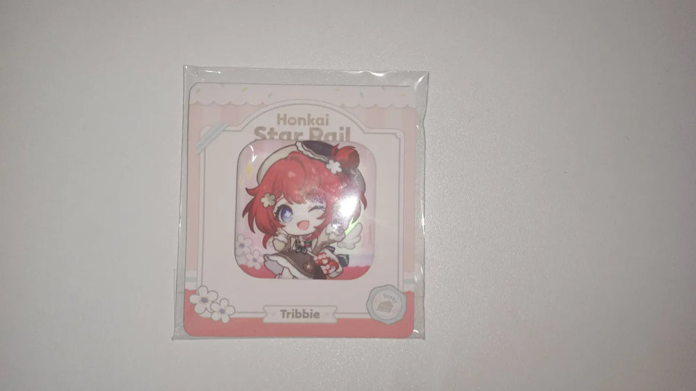 Honkai: Star Rail Express Travel Notes Chibi-Abzeichen – Tribbie & Aglaea