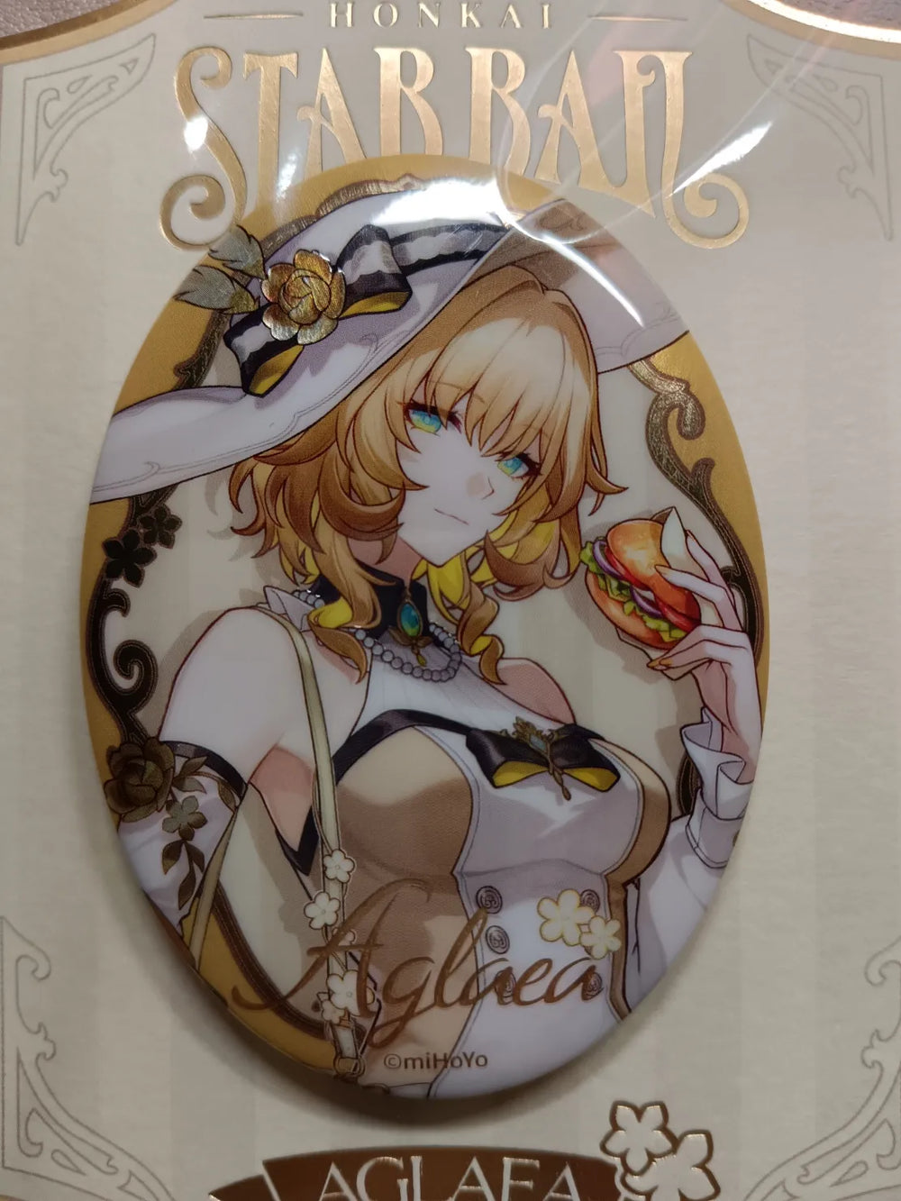 Honkai: Star Rail Express Travel Notes Tinplate-Abzeichen – Tribbie & Aglaea
