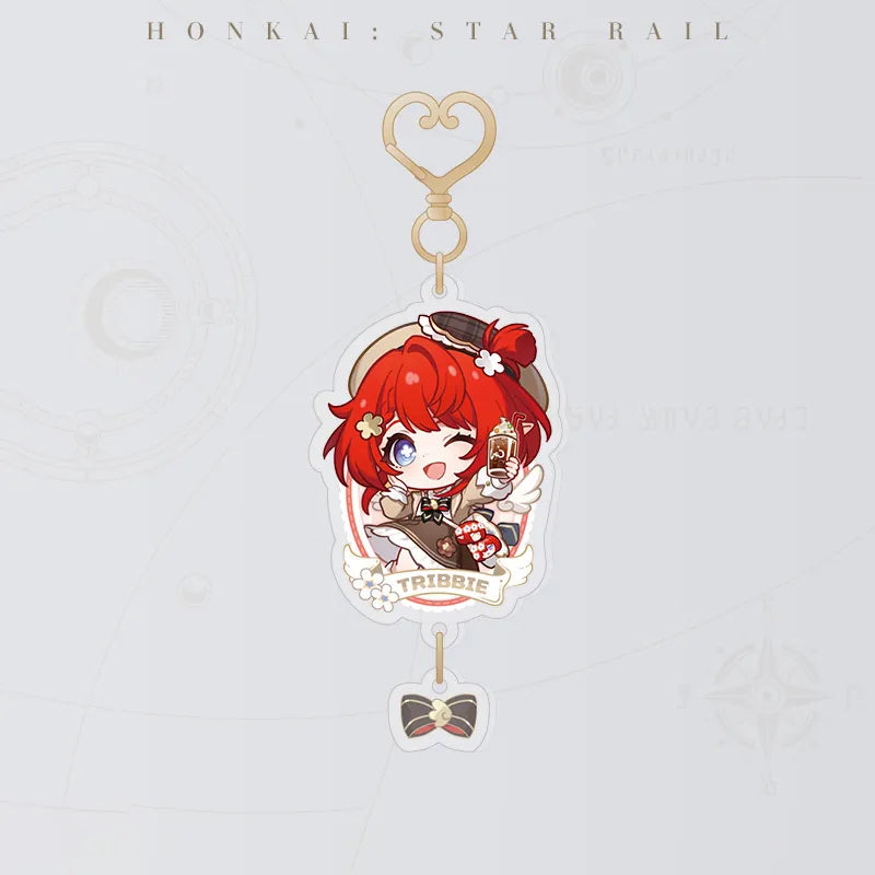 Tribbie Express Travel Notes Series Chibi Acrylic Charm