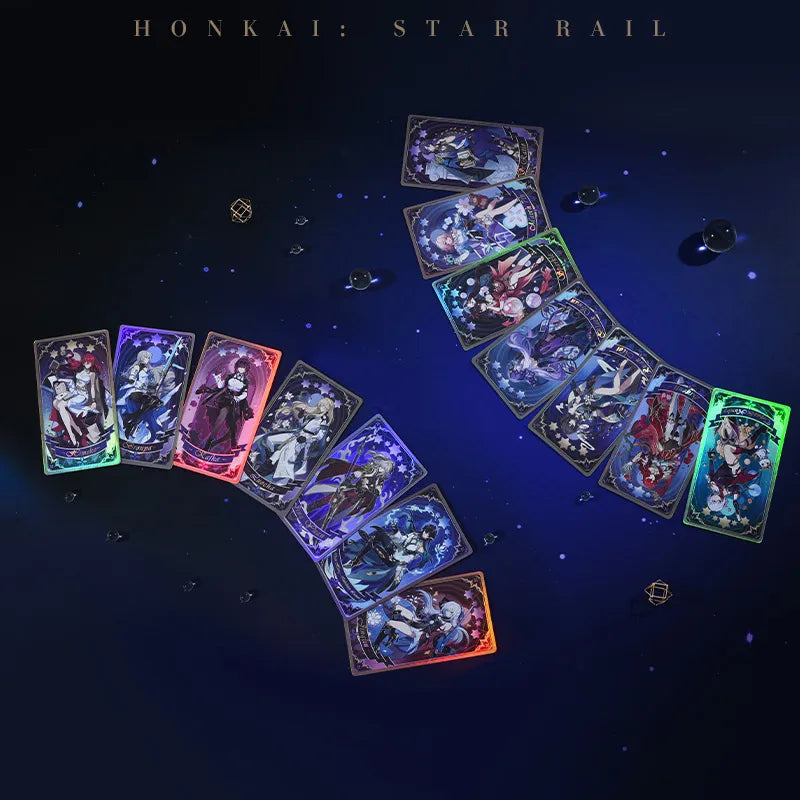 Honkai Star Rail Fable of the Stars Series holographic collectible tickets showcase