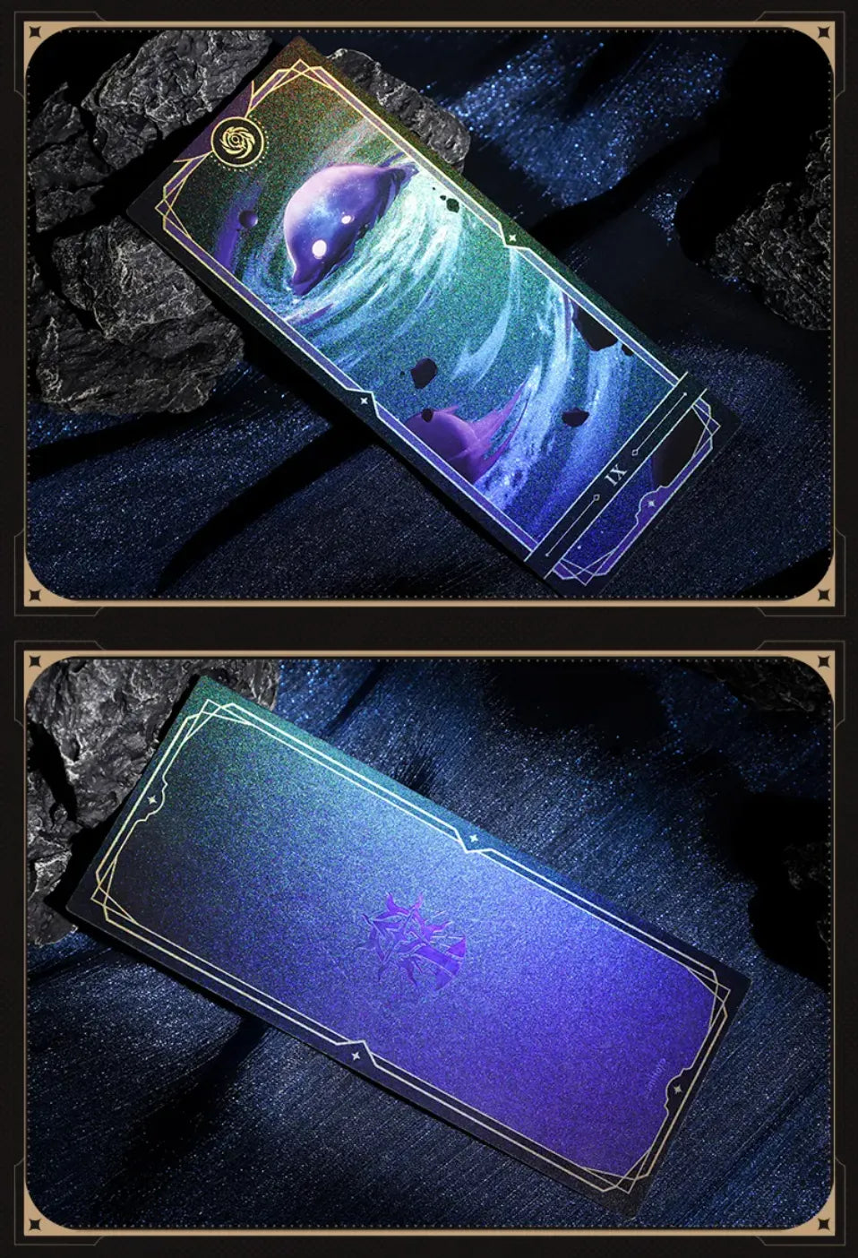 Honkai: Star Rail collectible cards holographic surface details