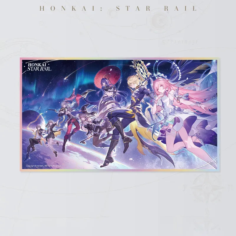 Honkai: Star Rail Festive Gifts Series PET Shikishi Art Board featuring anniversary group artwork