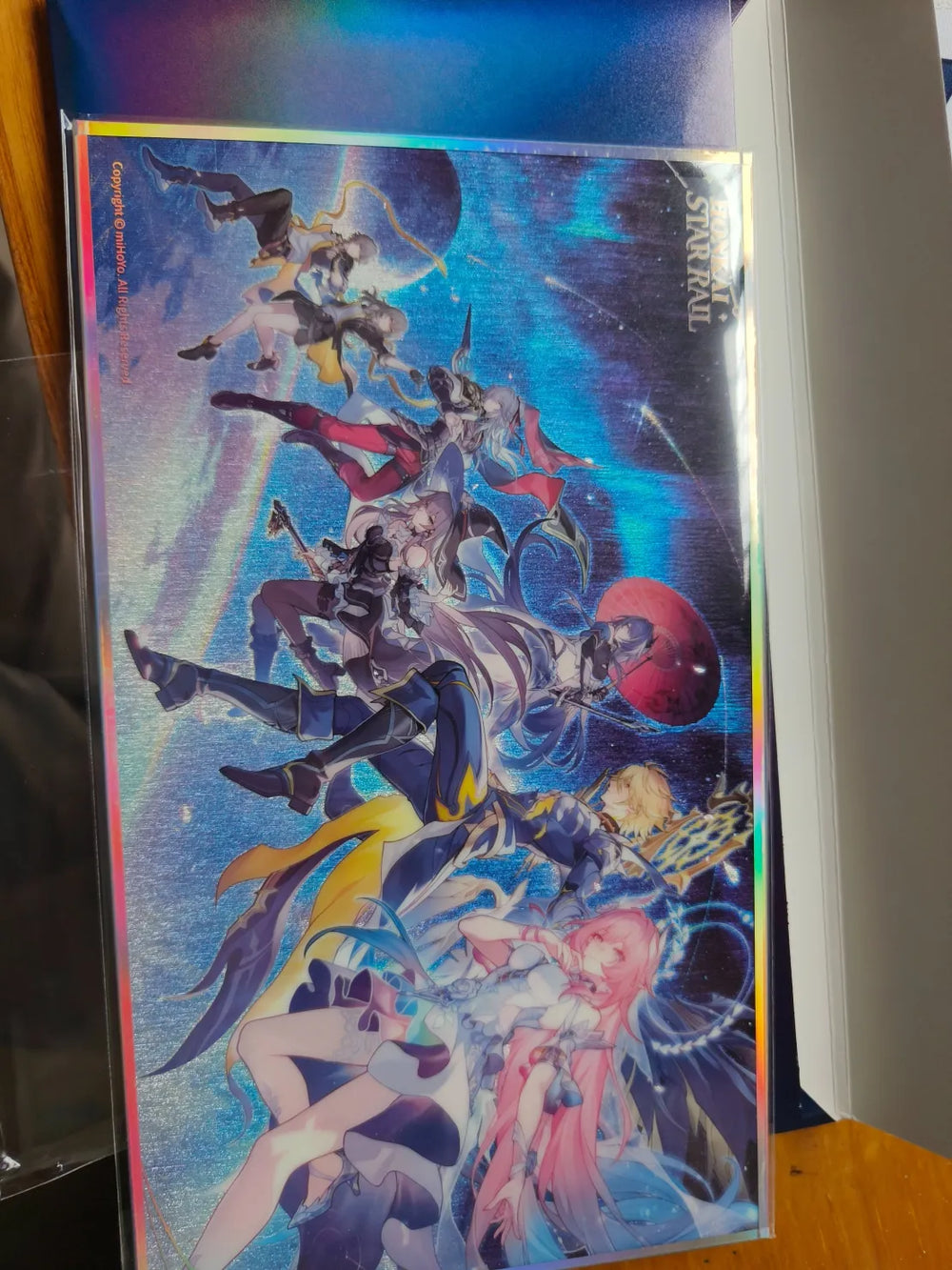Honkai: Star Rail Festive Gifts Series Placa de Arte Shikishi em PET