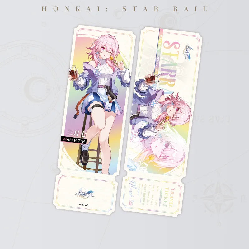 Honkai: Star Rail Gourmet Sailing Series March 7th B Ver. Holographic Collectible Ticket