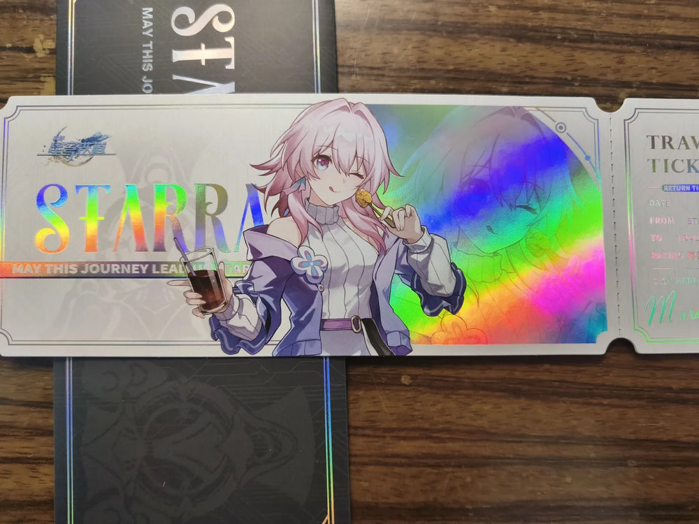 Honkai: Star Rail Gourmet Sailing Series Holografisches Sammelticket