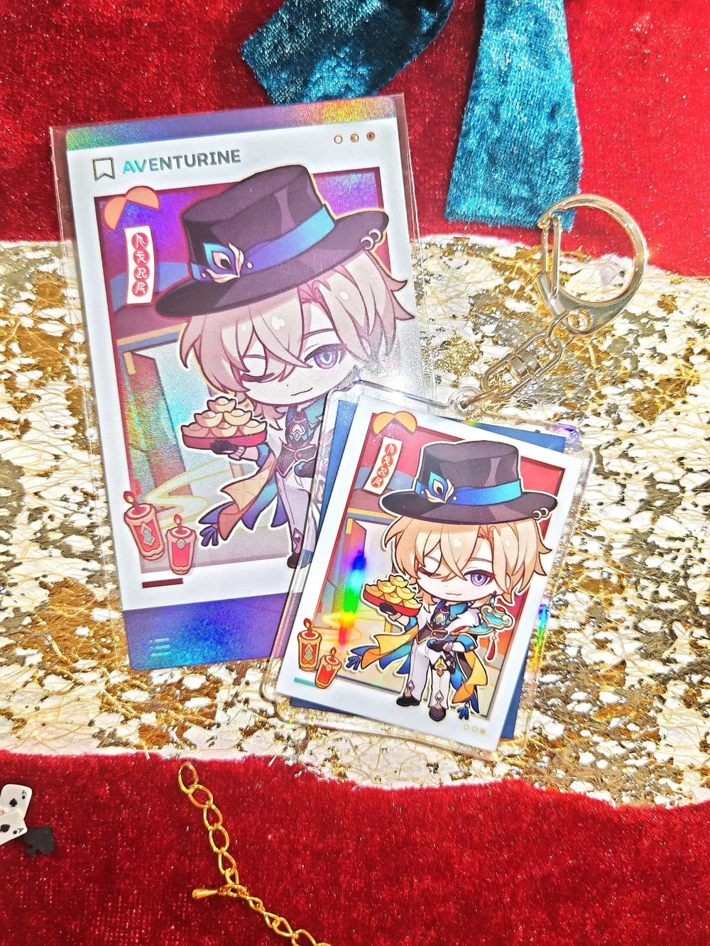 Honkai: Star Rail Happy New Year Series Chaveiros de acrílico