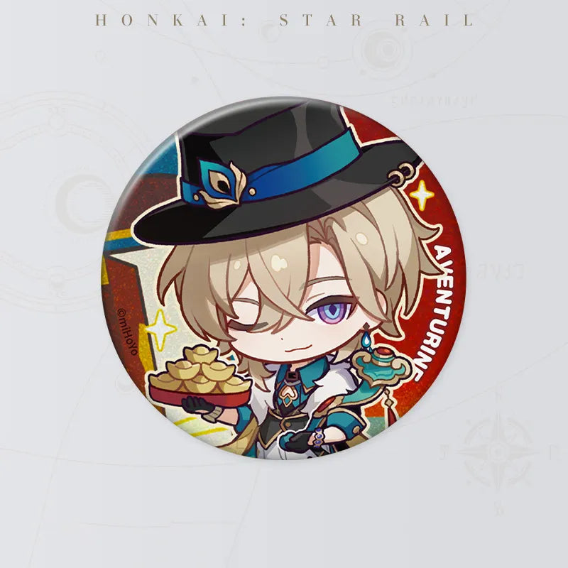 Honkai: Star Rail Happy New Year Series Aventurine Badge