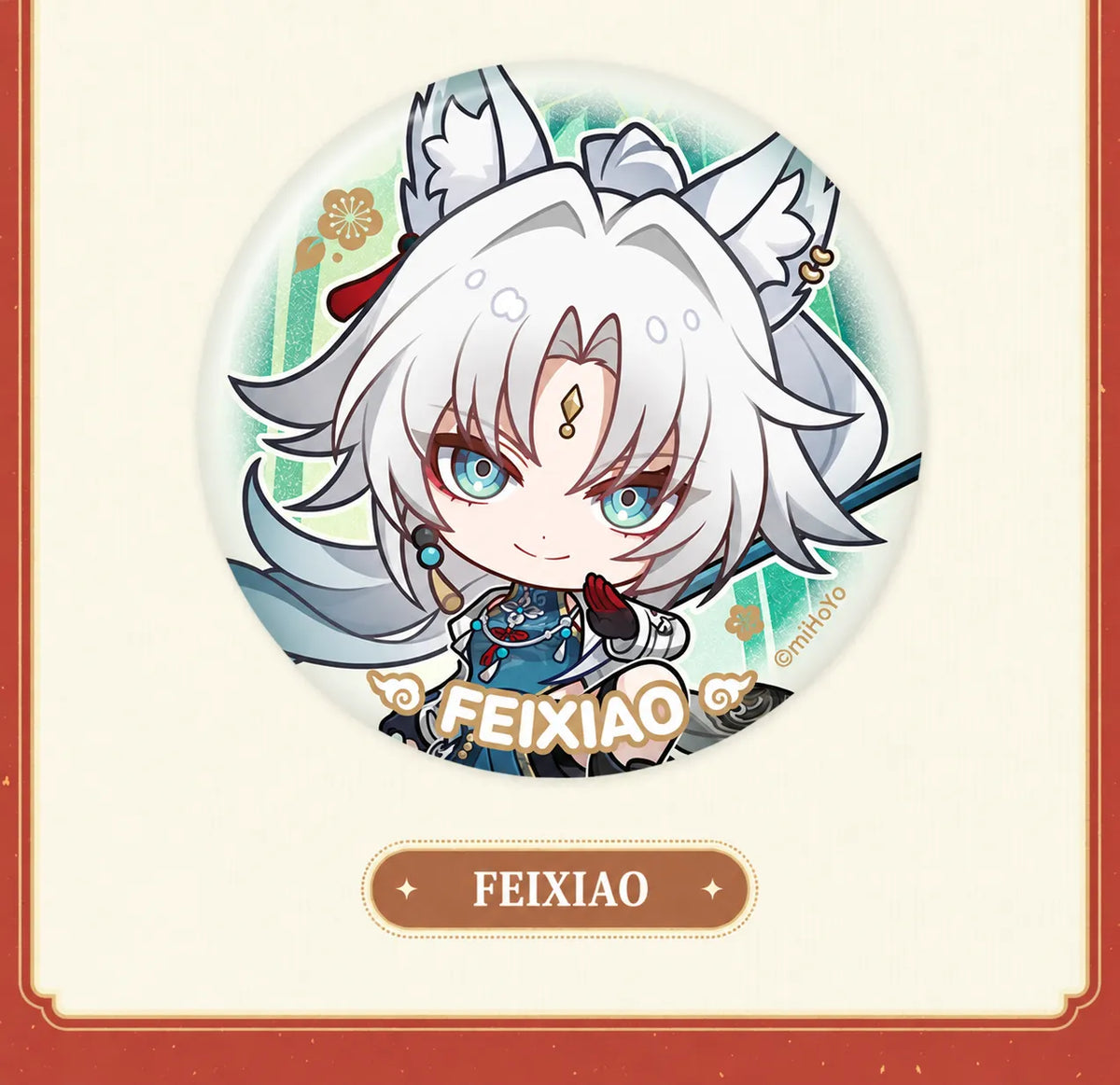 Feixiao chibi badge design from the Happy New Year Series