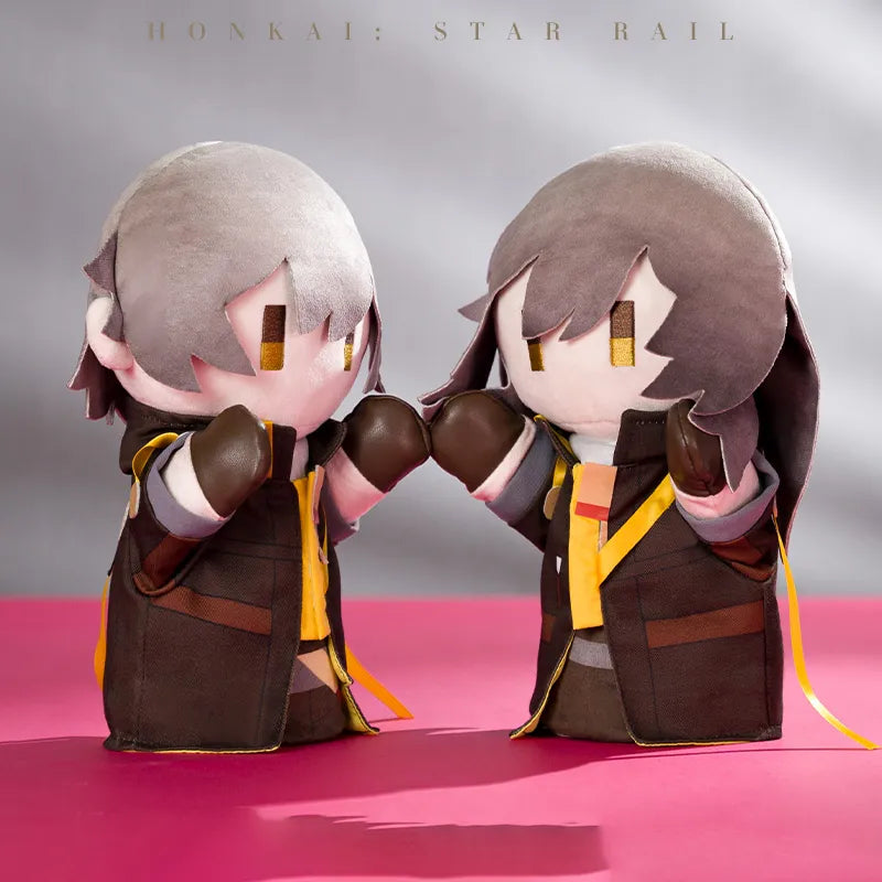 Honkai: Star Rail plush puppets with chibi character designs