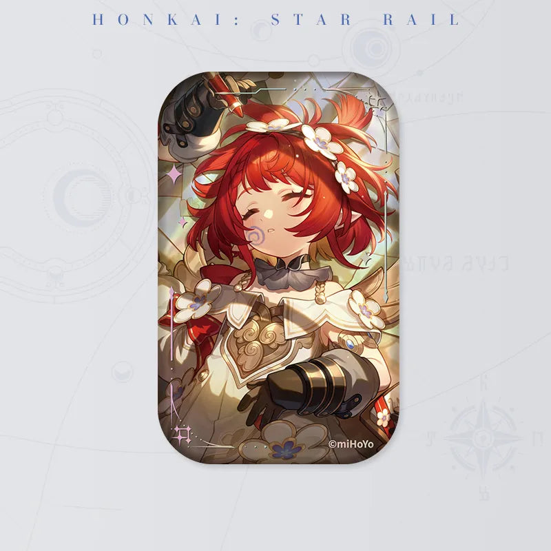 Honkai: Star Rail If Time Were a Flower Light Cone Tinplate Badge