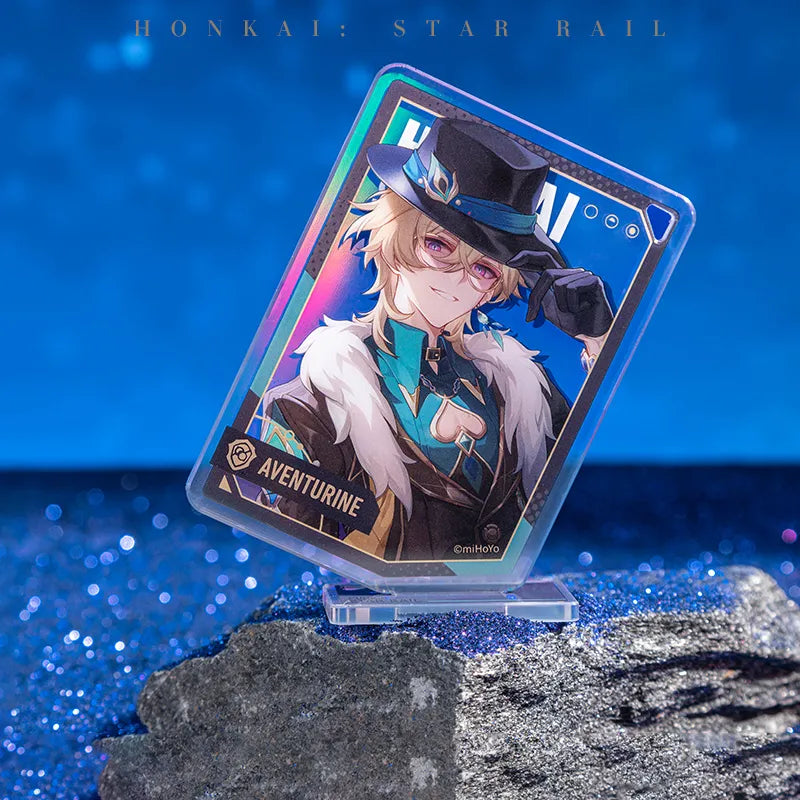 Honkai: Star Rail character acrylic charms and desktop display stands