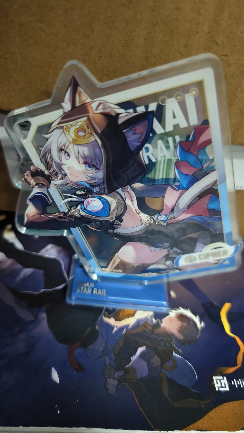 Honkai: Star Rail Interstellar Journey – Porte-clés et présentoirs en acrylique