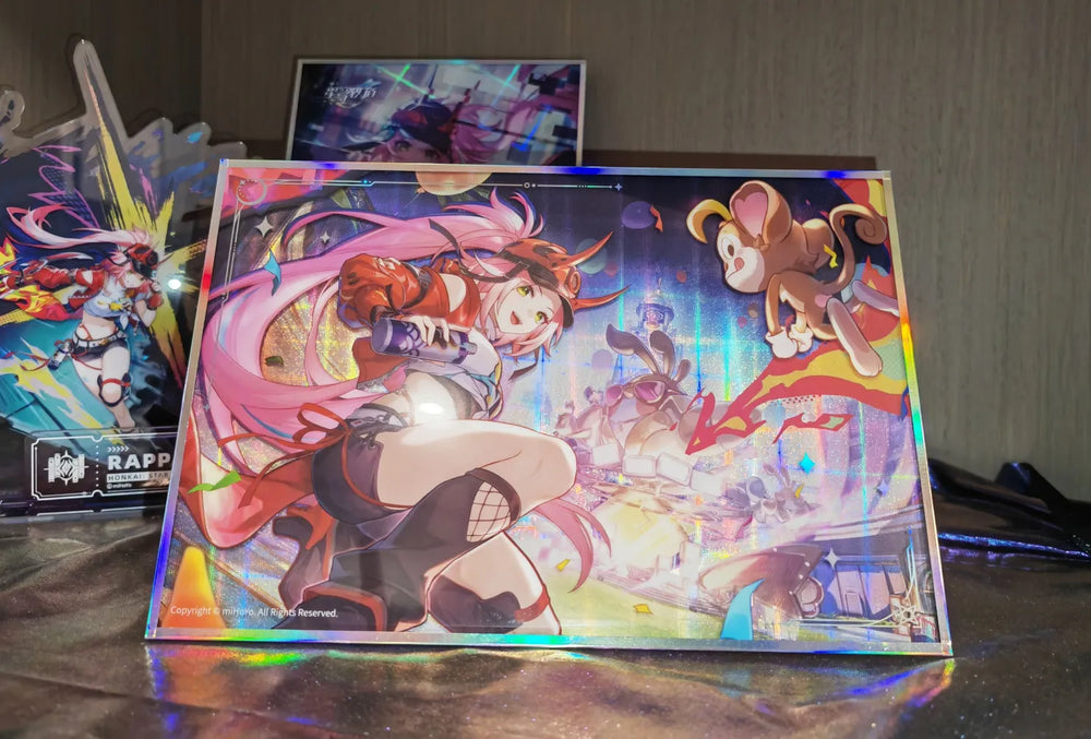 Honkai: Star Rail Interstellar Journey Series – Placas artísticas shikishi de acrílico