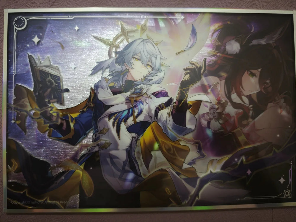 Honkai: Star Rail Interstellar Journey Series – Placas artísticas shikishi de acrílico