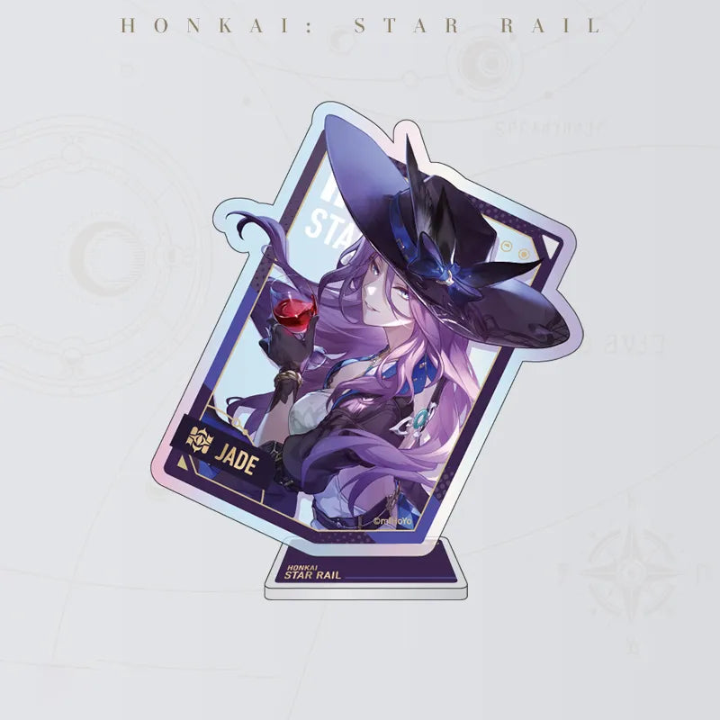 Jade Interstellar Journey Series Acrylic Charm & Display Stand