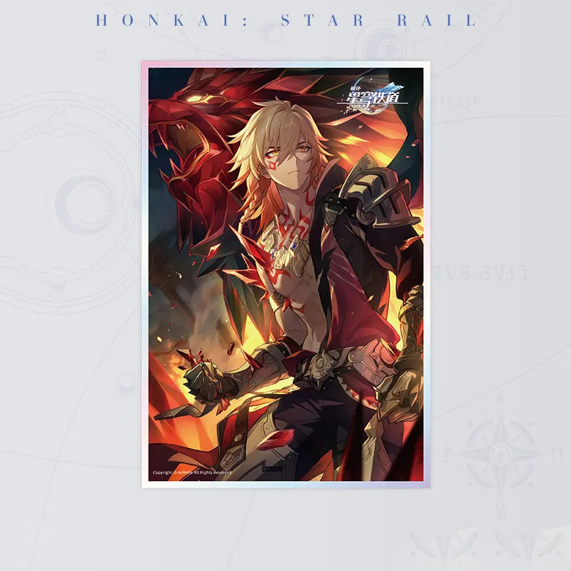 Honkai: Star Rail Flame of Blood, Blaze My Path Light Cone Acrylic Shikishi Art Board