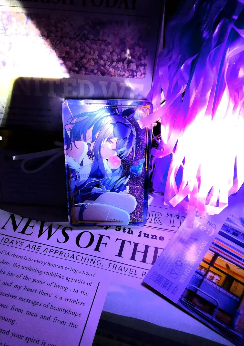 Honkai: Star Rail Light Cone Series Flowing Sand Acrylic Display Stand