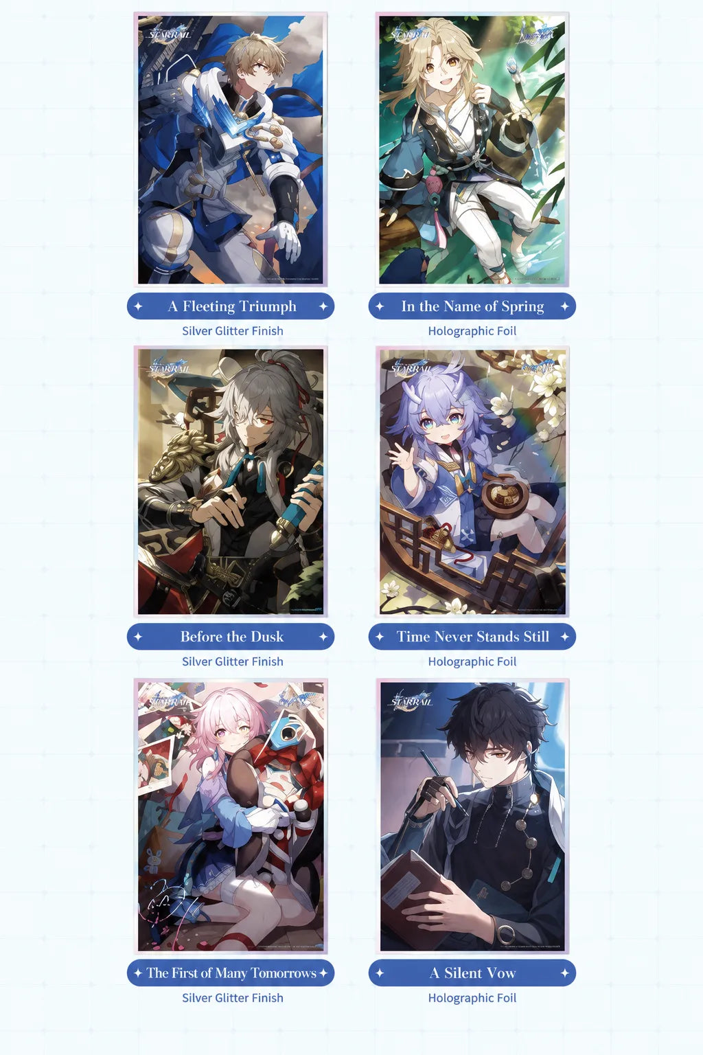 Honkai: Star Rail Light Cone Series Acrylic Shikishi Art Board display details
