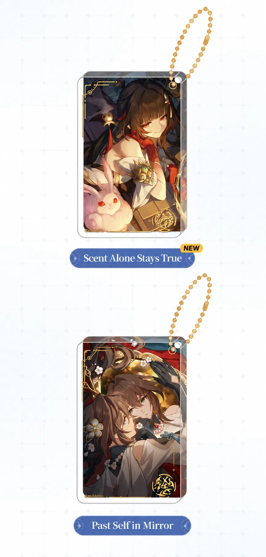 Honkai: Star Rail Light Cone Series Thick Acrylic Charms design details