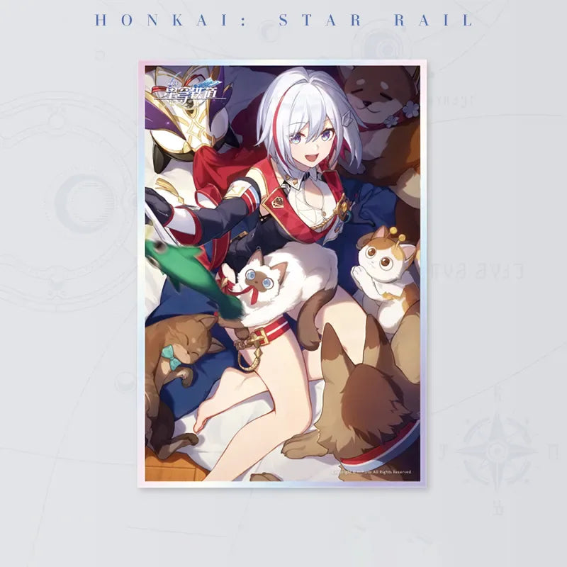 Honkai: Star Rail Worrisome, Blissful Light Cone Acrylic Shikishi Art Board