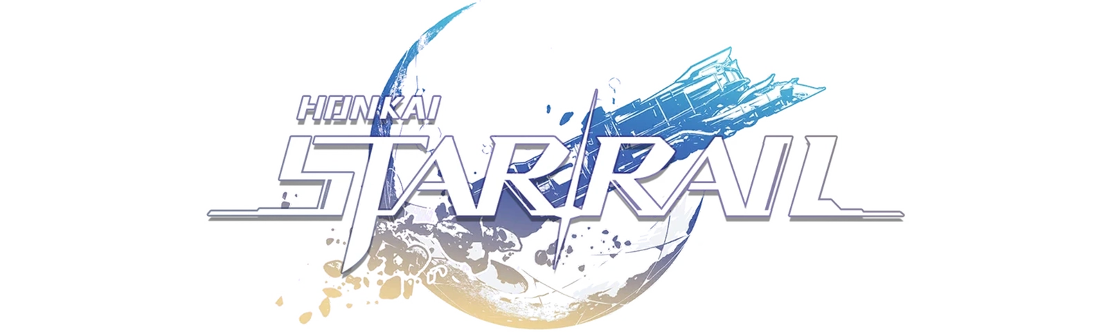 Honkai Star Rail official logo featuring cosmic rail and futuristic typography
