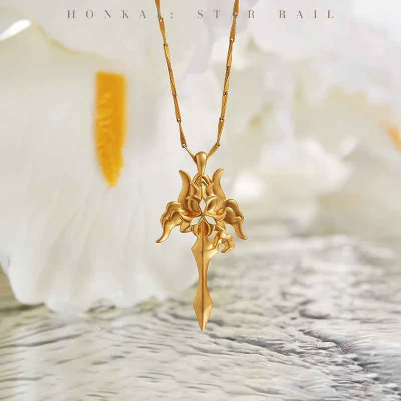 Honkai Star Rail Luocha Theme Series Prayer of Abyss Flower Necklace showcase