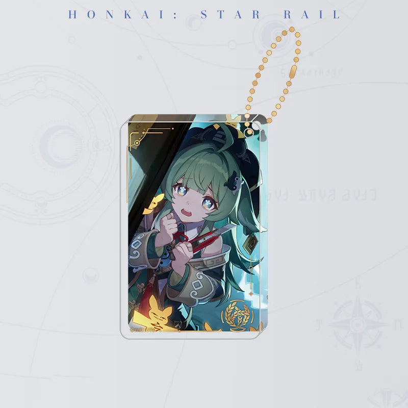 Honkai: Star Rail Night of Fright thick acrylic charm featuring Huohuo