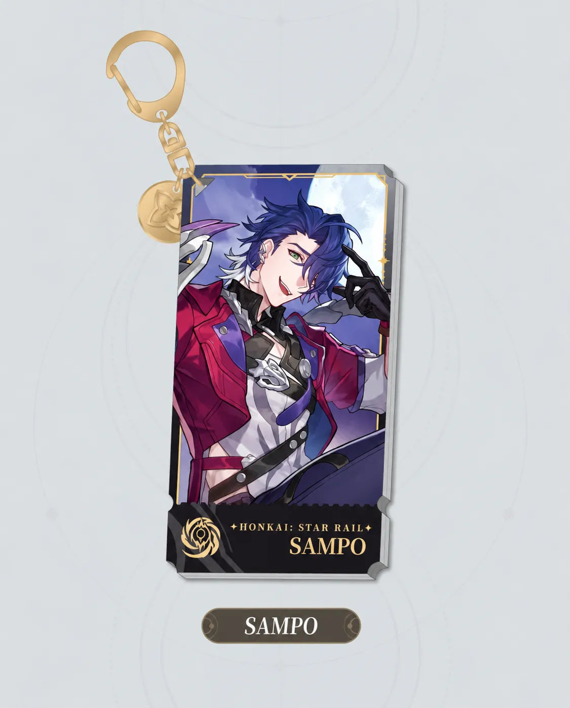 Sampo Nihility acrylic charm with gold-tone clasp