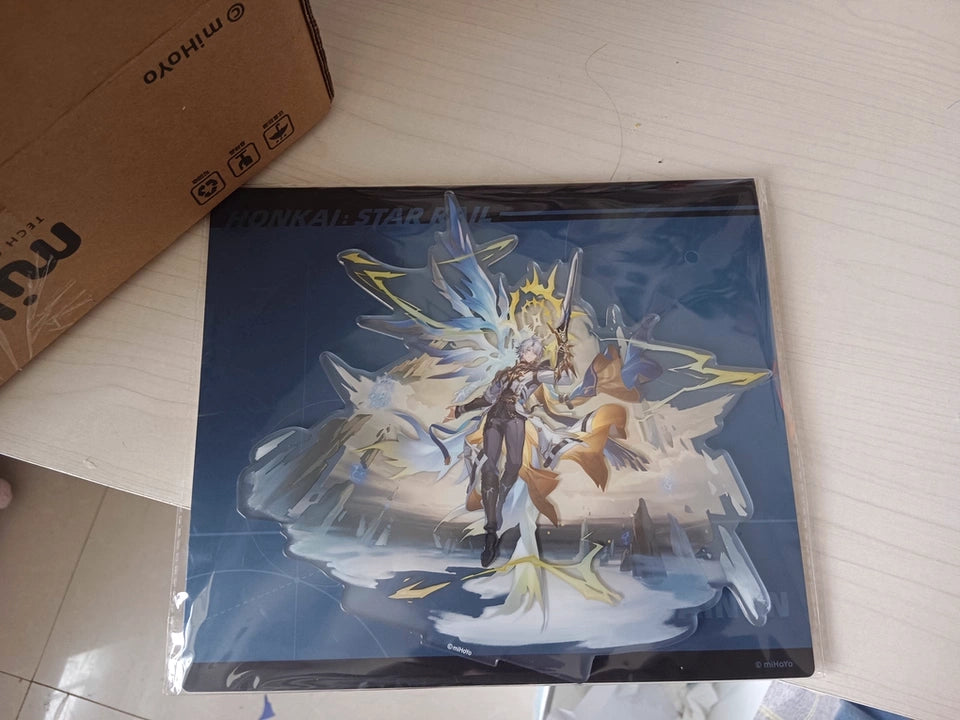 Honkai Star Rail Phainon acrylic standee character display on desk