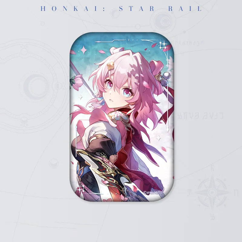 Honkai: Star Rail Poised to Bloom Light Cone Tinplate Badge