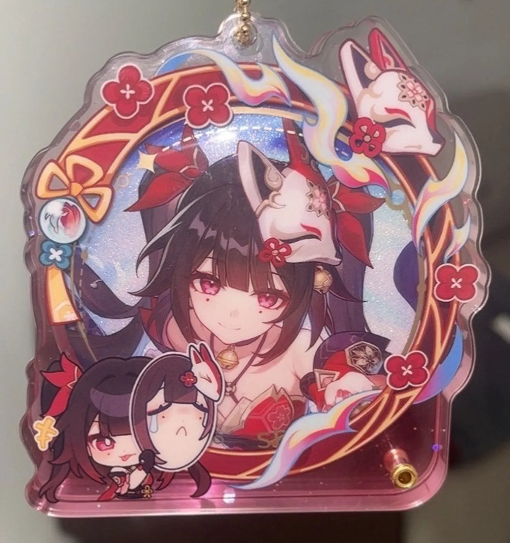 Honkai: Star Rail Pom-Pom Gallery Series Acrylic Badge Display Cases