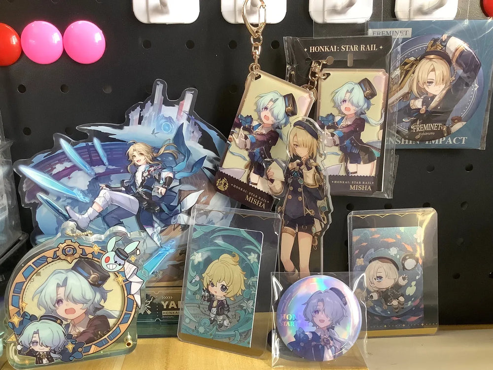 Honkai: Star Rail Pom-Pom Gallery Series Acrylic Badge Display Cases