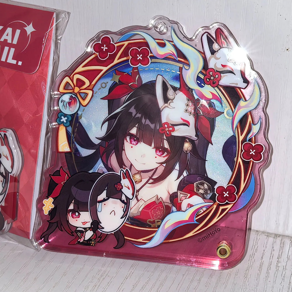Honkai: Star Rail Pom-Pom Gallery Series Acrylic Badge Display Cases