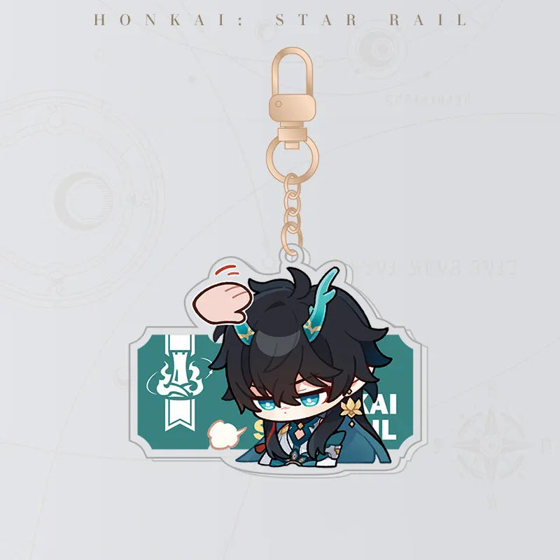 Honkai: Star Rail Pom-Pom Gallery Dan Heng • Imbibitor Lunae acrylic charm