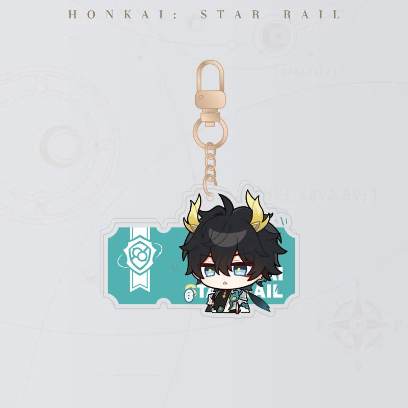 Honkai: Star Rail Pom-Pom Gallery Dan Heng • Permansor Terrae acrylic charm