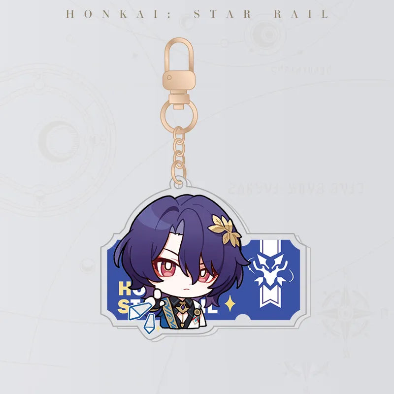 Honkai: Star Rail Pom-Pom Gallery Dr. Ratio acrylic charm