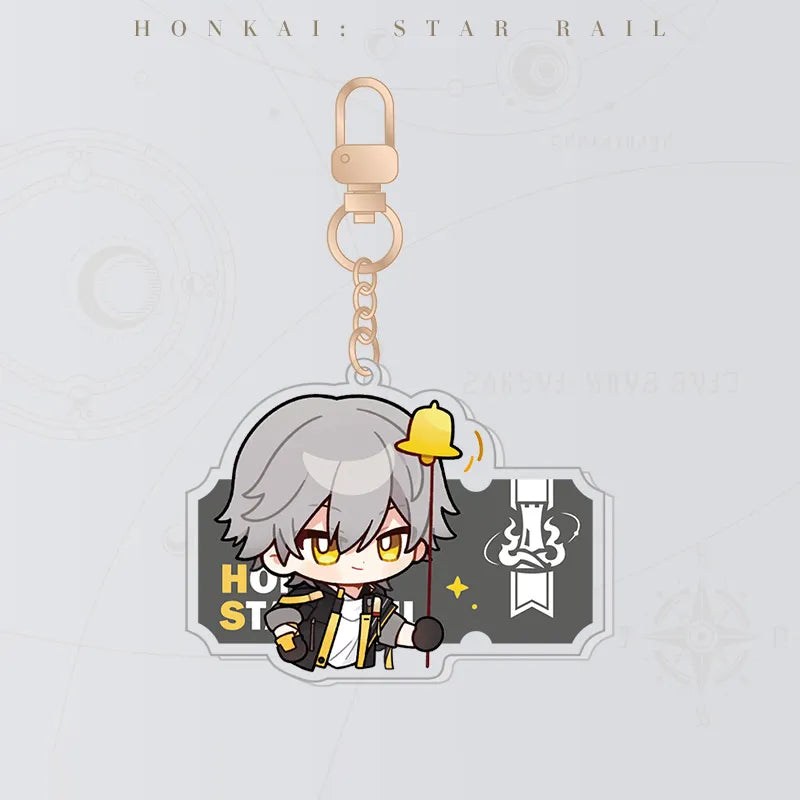 Honkai: Star Rail Pom-Pom Gallery Trailblazer Male acrylic charm