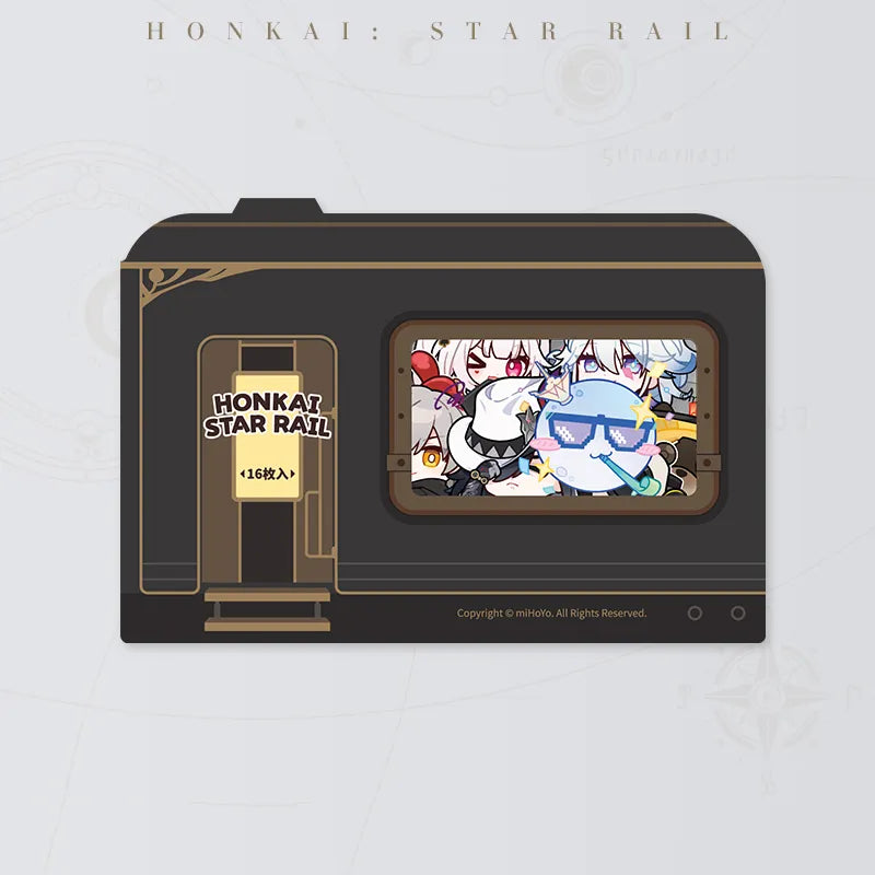 Honkai: Star Rail Pom-Pom Gallery Chibi Sticker Pack themed sticker collection