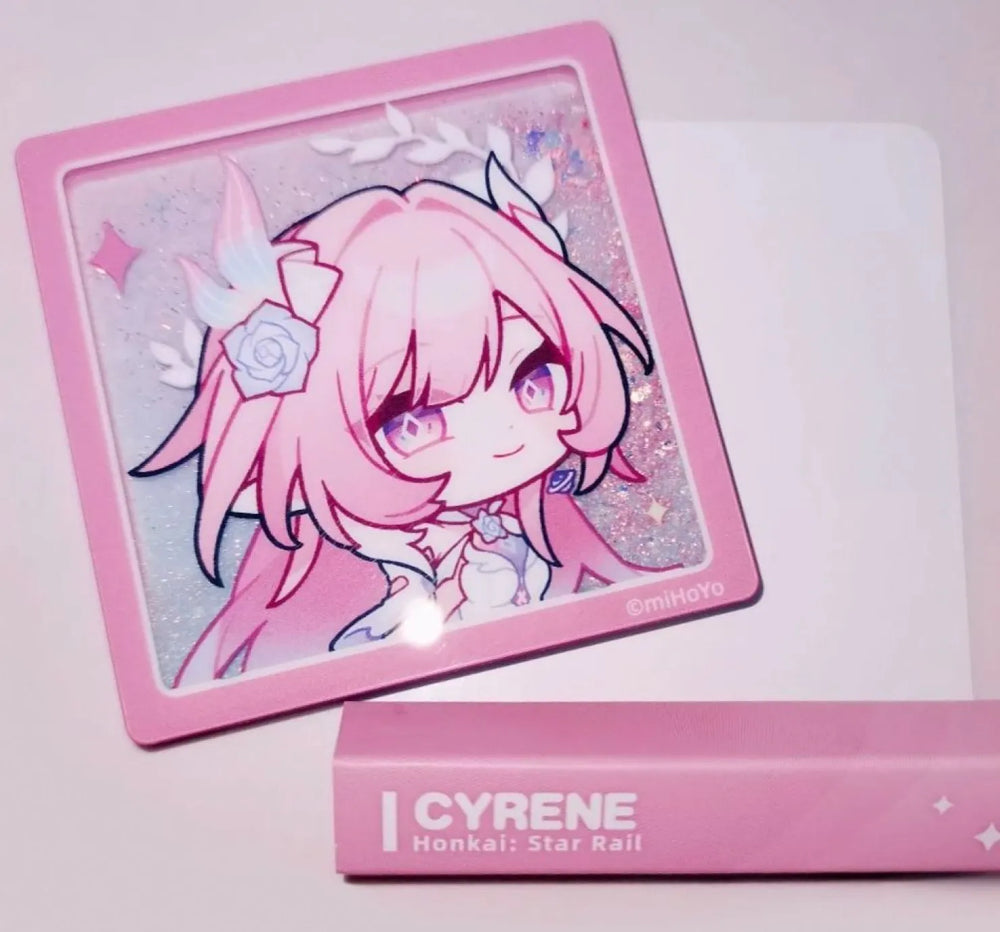 Honkai: Star Rail Pom-Pom Gallery Series Flowing Sand Acrylic Fridge Magnets