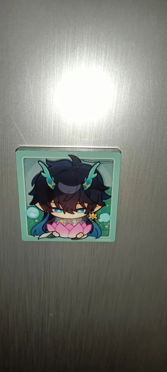 Honkai: Star Rail Pom-Pom Gallery Series Flowing Sand Acrylic Fridge Magnets