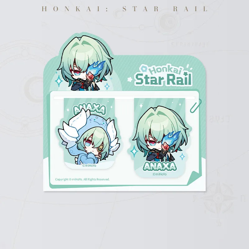 Honkai: Star Rail Pom-Pom Gallery Magnetic Bookmarks featuring Anaxa