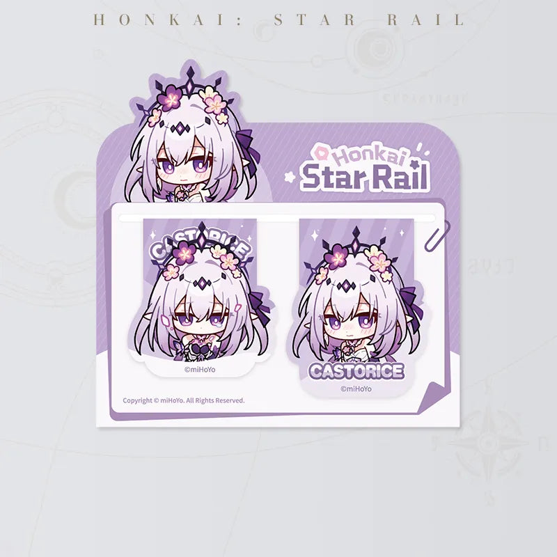 Honkai: Star Rail Pom-Pom Gallery Magnetic Bookmarks featuring Castorice