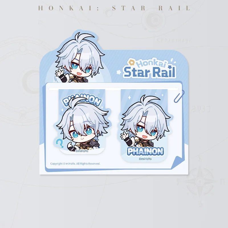 Honkai: Star Rail Pom-Pom Gallery Magnetic Bookmarks featuring Phainon