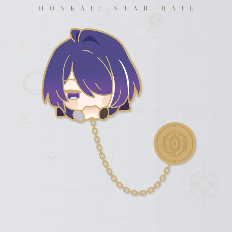 Honkai: Star Rail Pom-Pom Gallery Acheron A metal badge