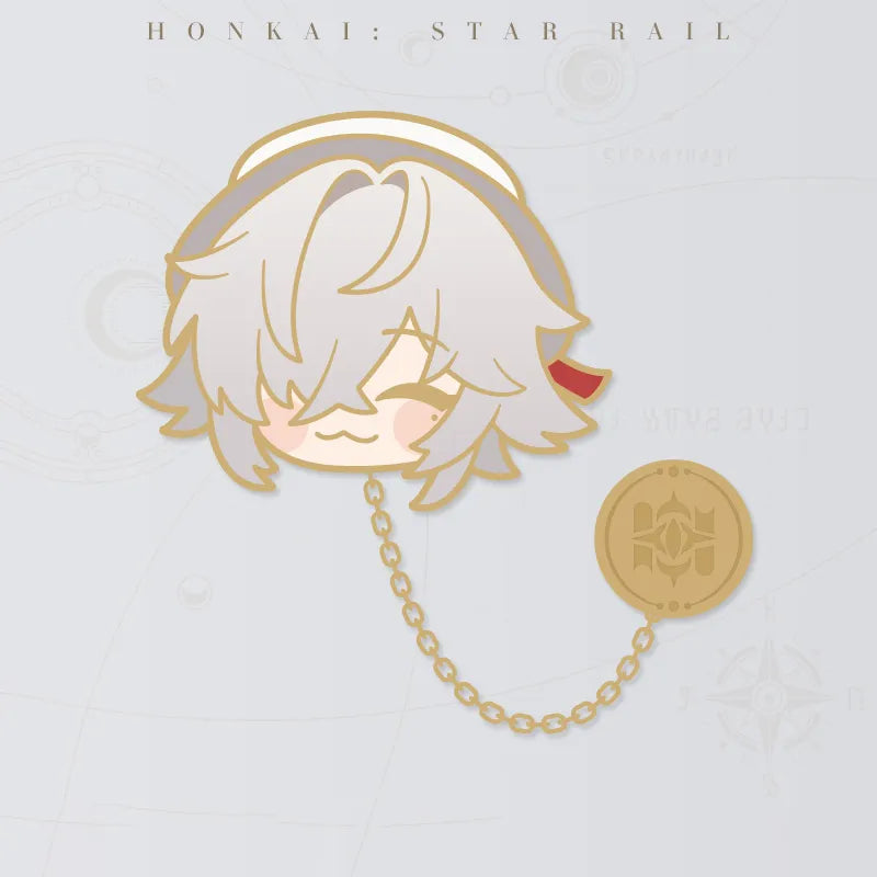 Honkai: Star Rail Pom-Pom Gallery Jing Yuan metal badge