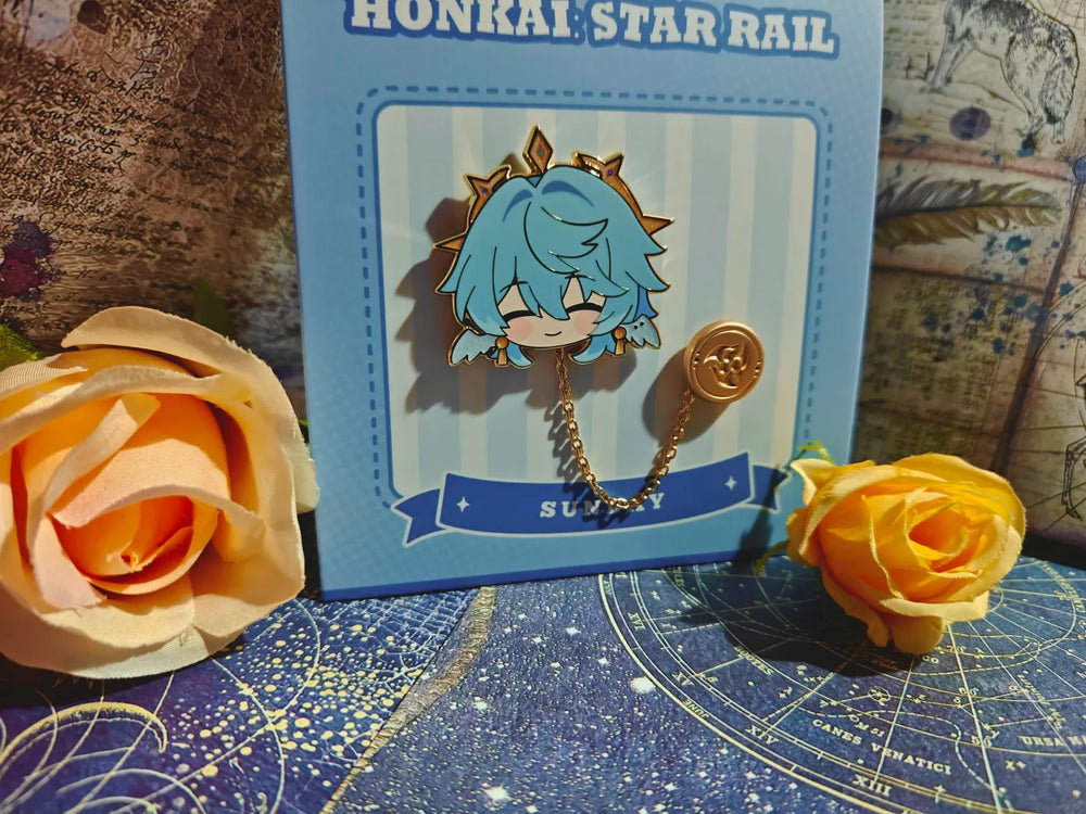 Honkai: Star Rail Pom-Pom Gallery Series Metal Badges
