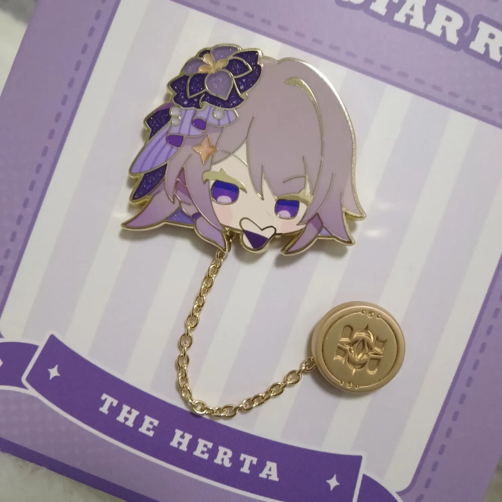 Honkai: Star Rail Pom-Pom Gallery Series Metal Badges