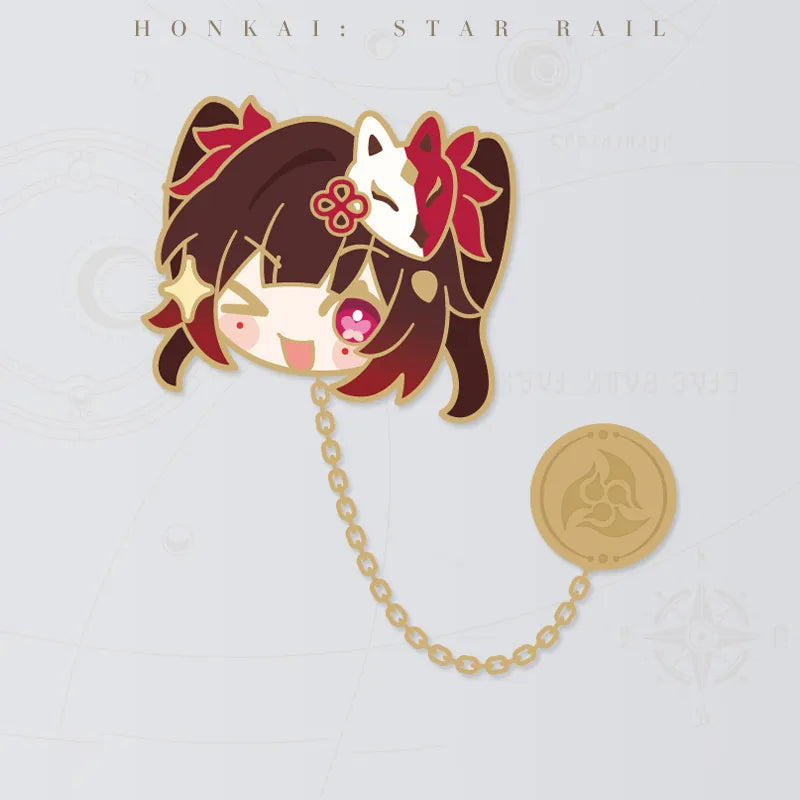 Honkai: Star Rail Pom-Pom Gallery Sparkle metal badge