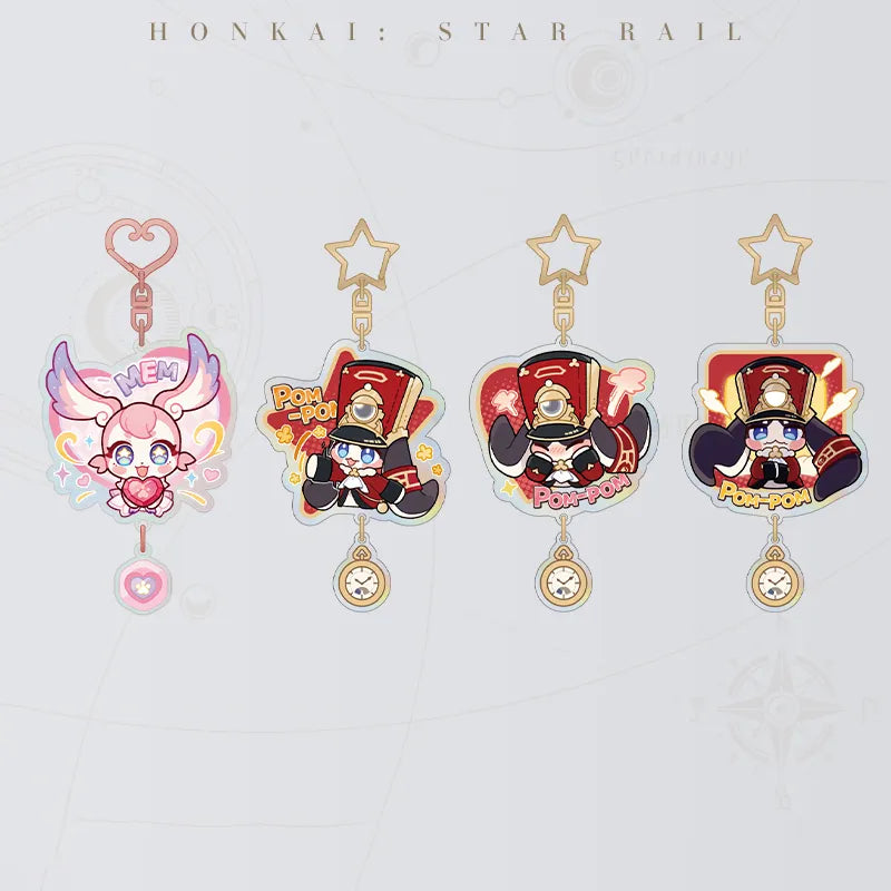 Honkai: Star Rail Pom-Pom Gallery Pom-Pom Acrylic Charms collection