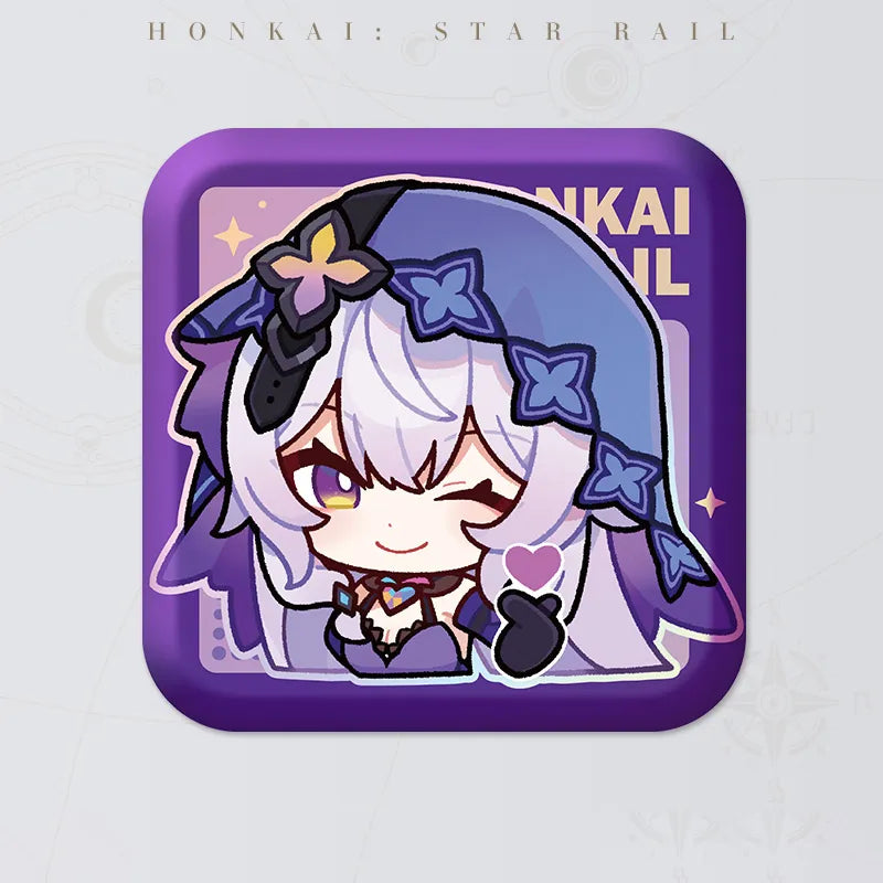Honkai: Star Rail Pom-Pom Gallery Black Swan square badge
